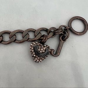2000s bronze Juicy Couture bracelet